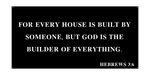 Hebrews 3:6/24inch/red