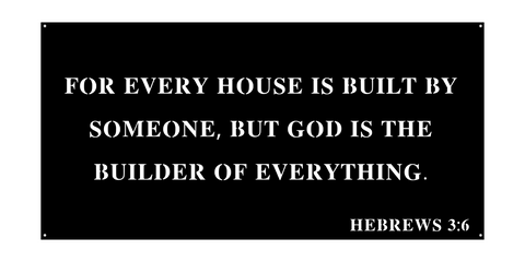Hebrews 3:6/24inch/red