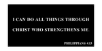 Philippians 4:13/36INCH/BLACK