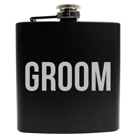 Stainless Steel Flask Engraved