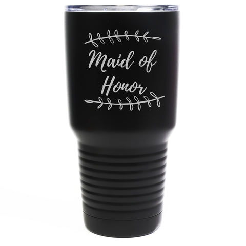 30oz. Maid of Honor Stainless Steel Tumbler