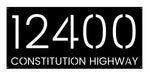 12400 sign/12inch/black